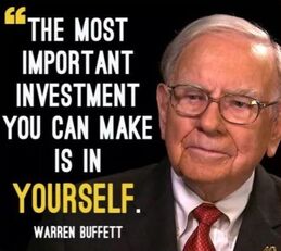 Warren Buffett Invest in yourself